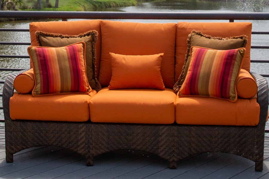 Oem Cushions Classic, Orange Cushions For Outdoor Furniture